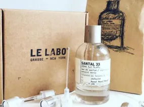 Le Labo Santal 33 Eau de Parfum Spray 3.4 oz 100 ml