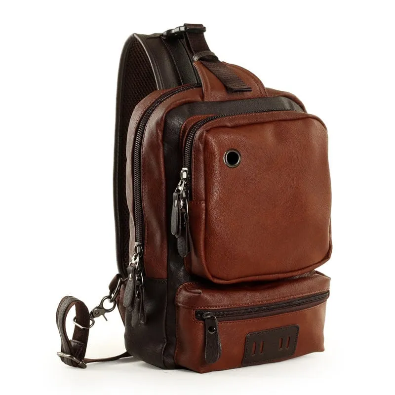 Leather Backpack for Men