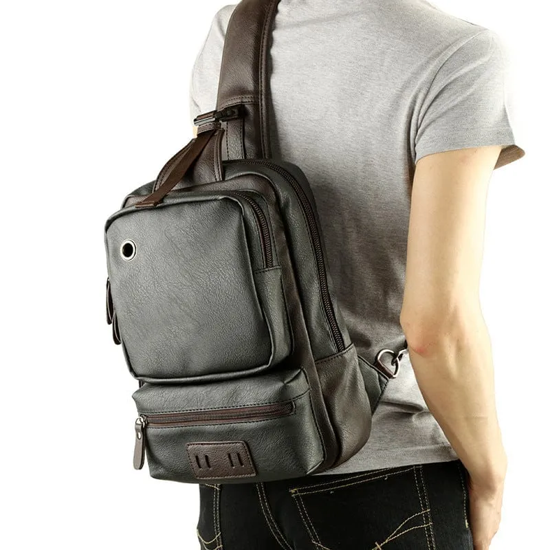 Leather Backpack for Men