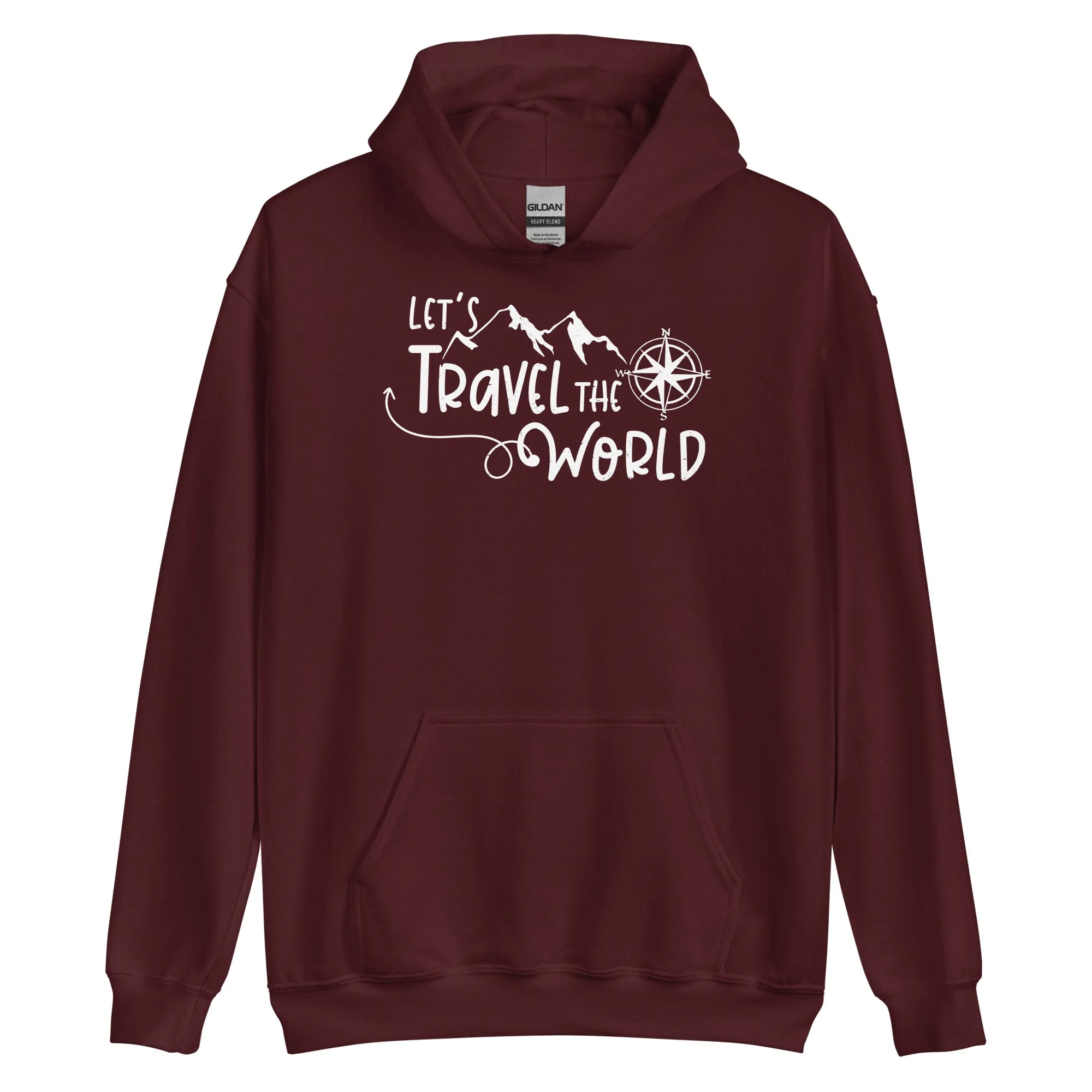 Lets travel the world - Unisex Hoodie