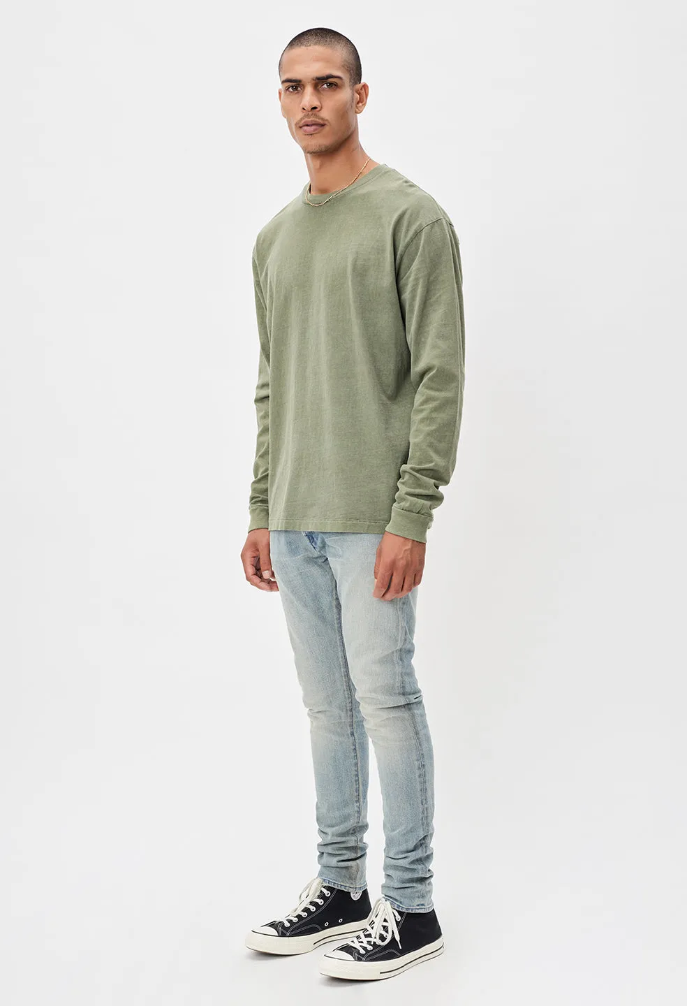 LS University Tee / Moss