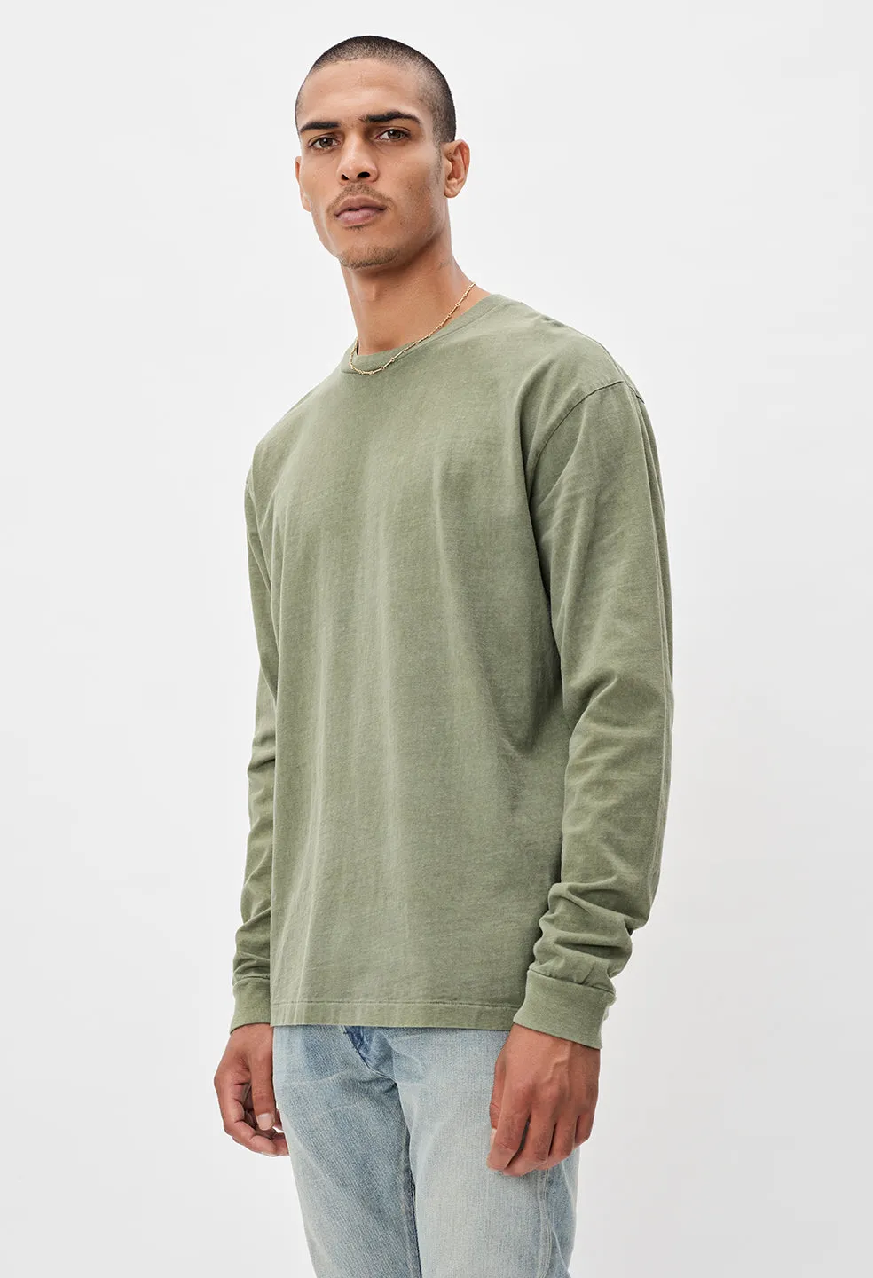 LS University Tee / Moss