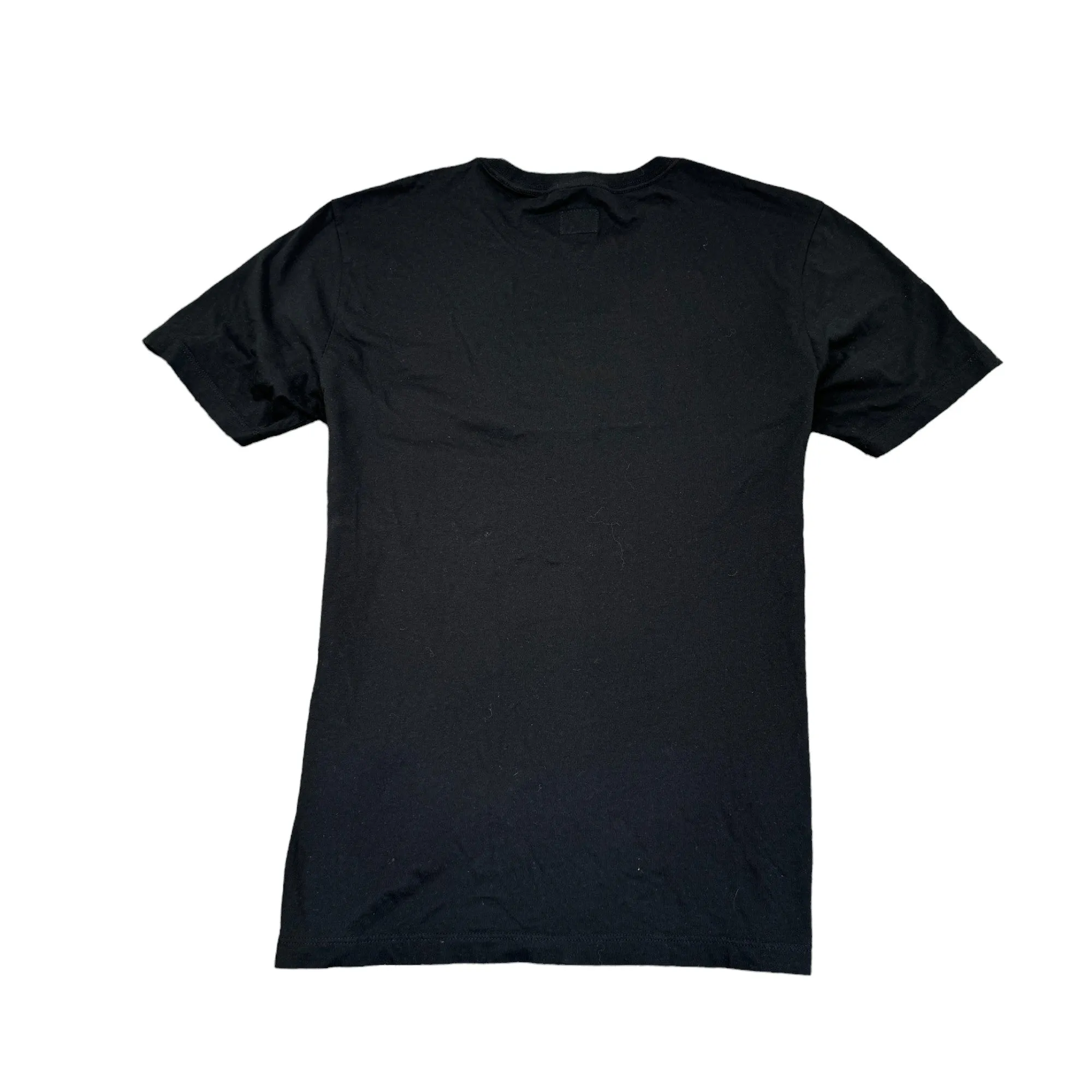 Men's Embroidered Logo T-Shirt Black Size S