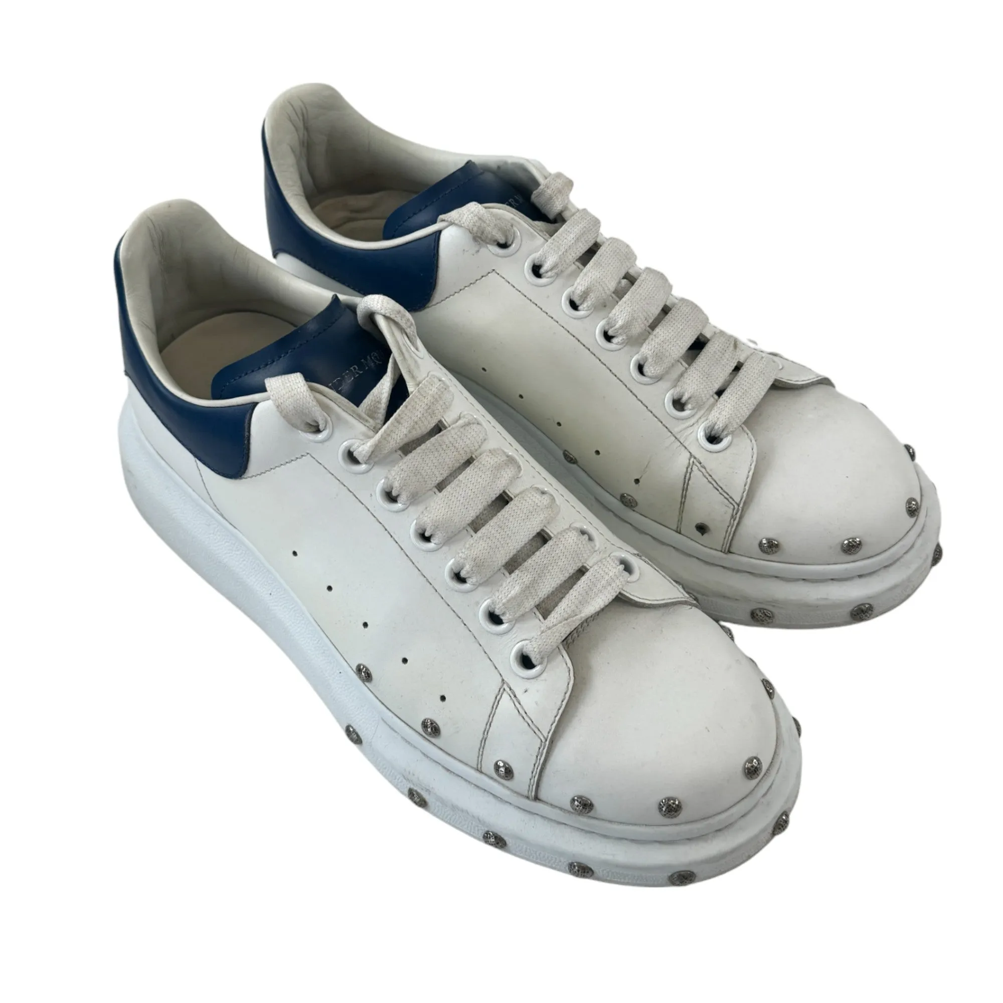 Men's Studded Oversized Low Trainers White Size EU 41 / UK 7