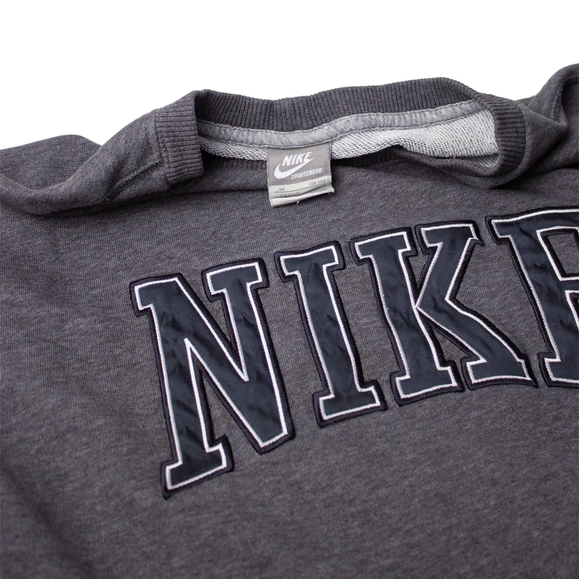 Nike 00s Embroidered Spellout Sweatshirt (M)