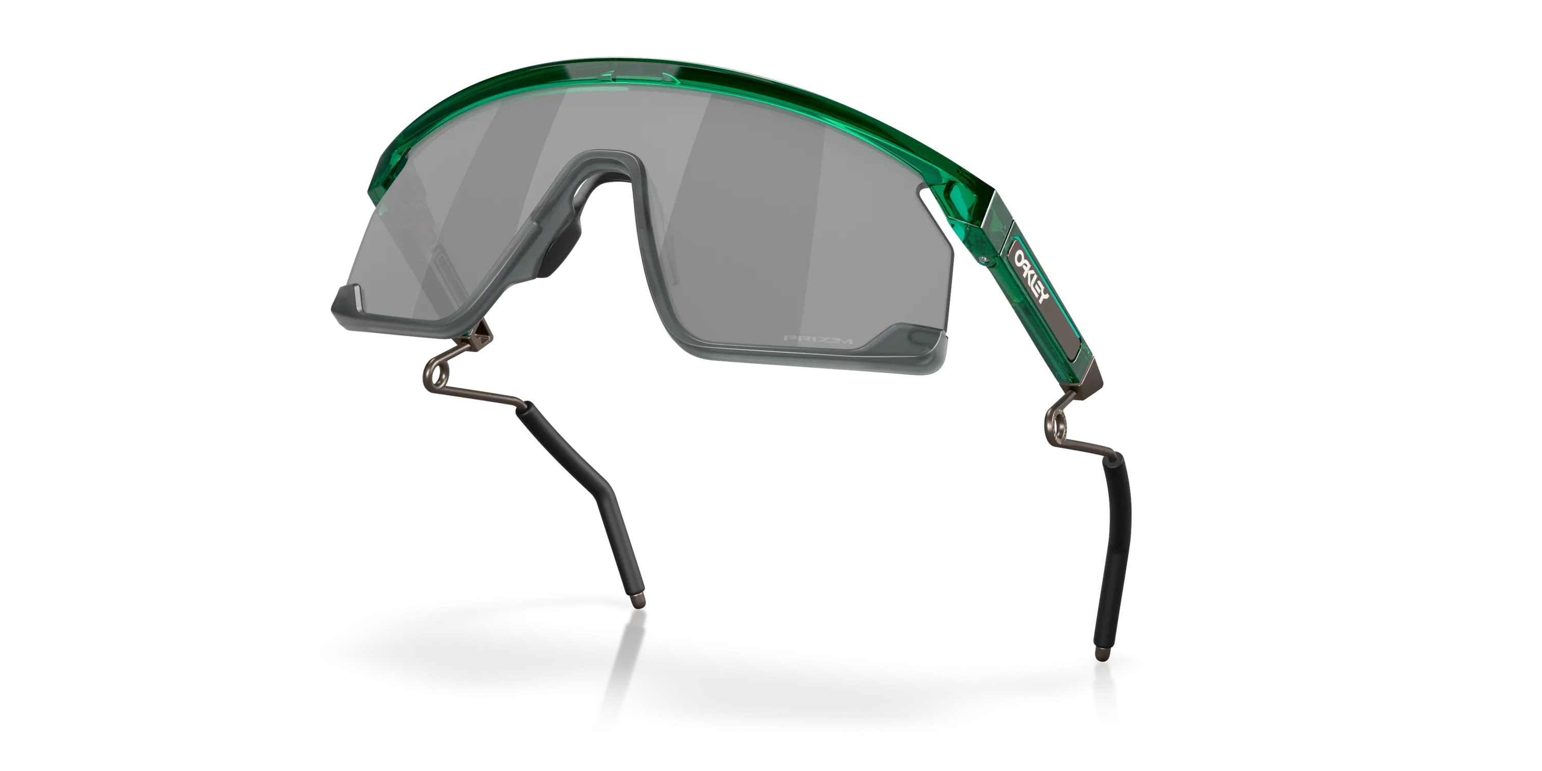 Oakley BXTR Prizm Black Lenses - Transparent Viridian Frame