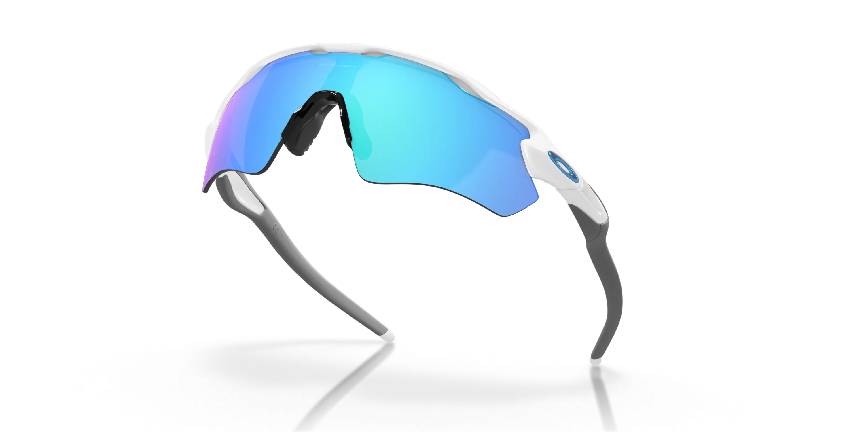 Oakley Radar EV Prizm Sapphire Lenses - Polished White Frame