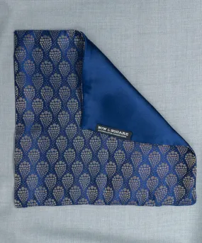 Old school Navy Blue Pocket Square