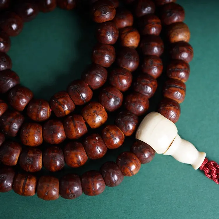 Old Tibetan Bodhi Seed Mala Mala 108 Beads