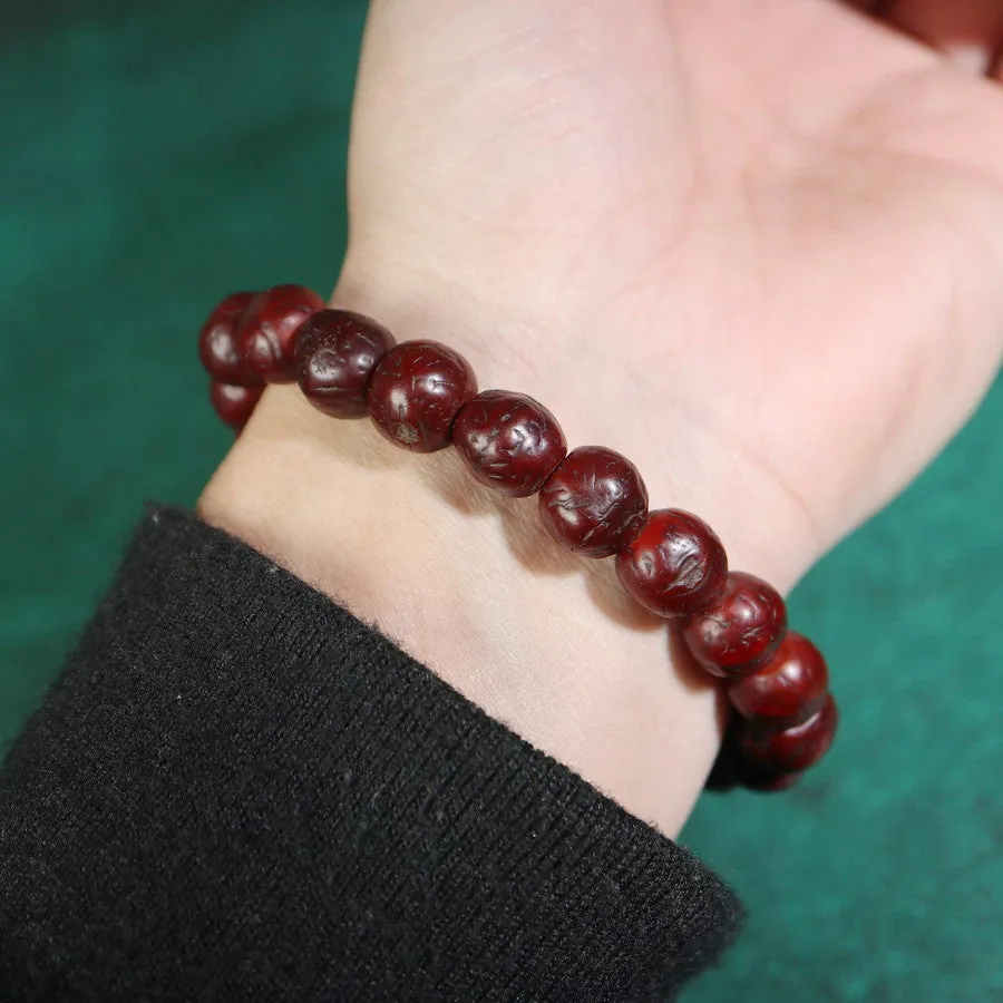 Old Tibetan Bodhi Seed Wrist Mala