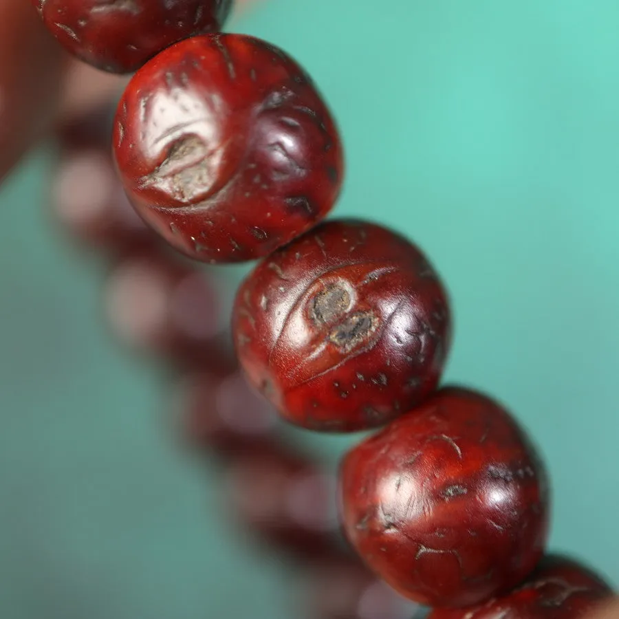 Old Tibetan Bodhi Seed Wrist Mala