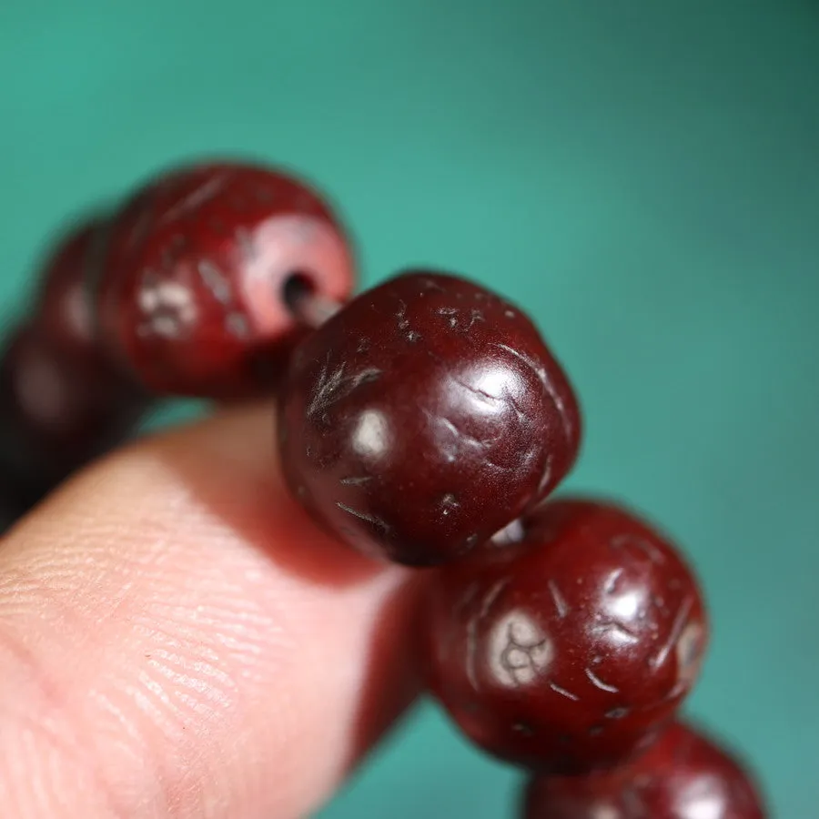 Old Tibetan Bodhi Seed Wrist Mala