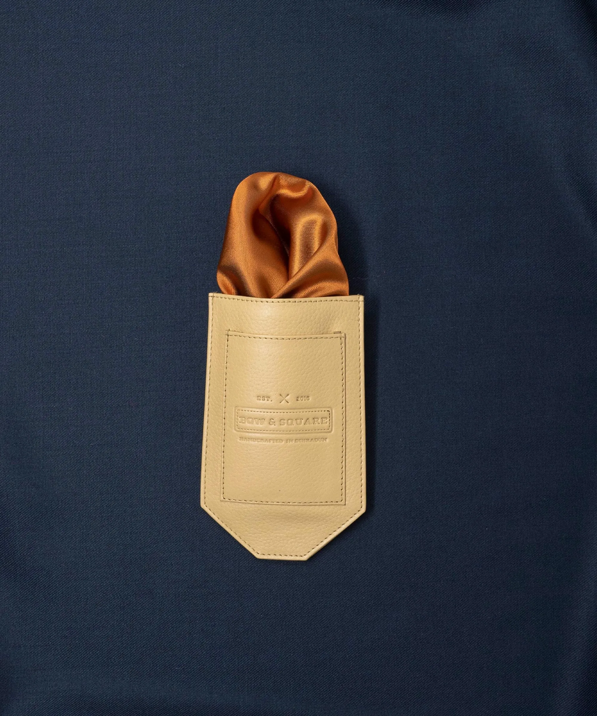 Orange Pocket Square