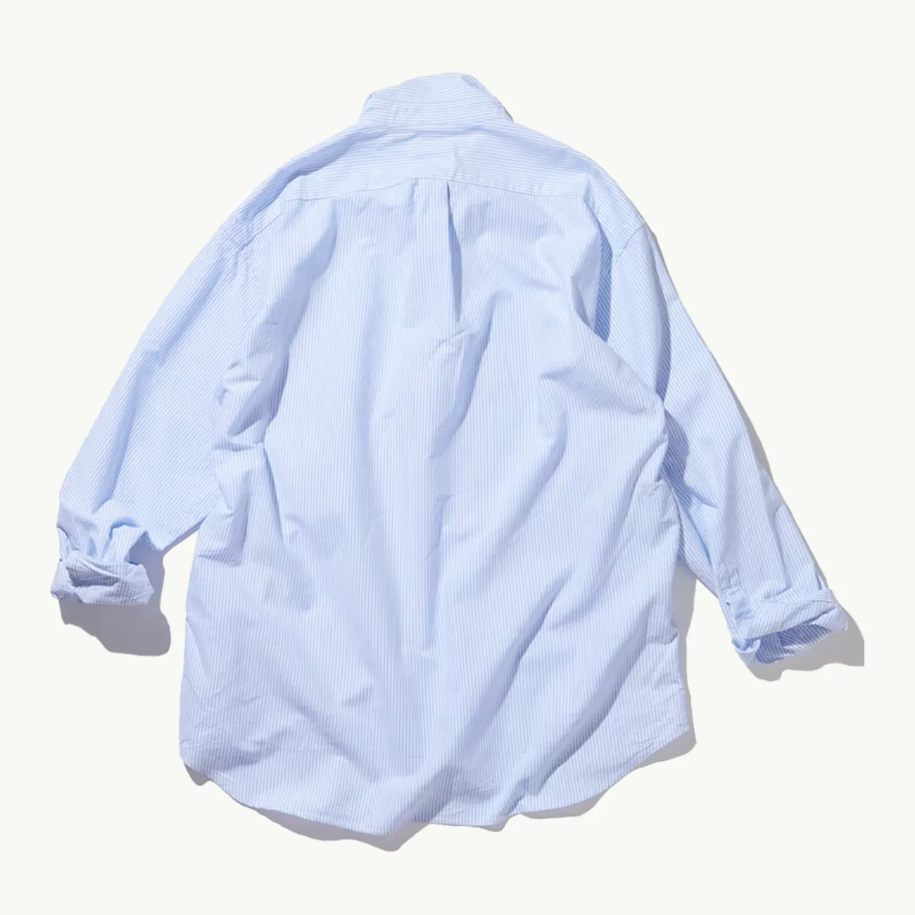 Oxford LS Shirt - Stripe Sax