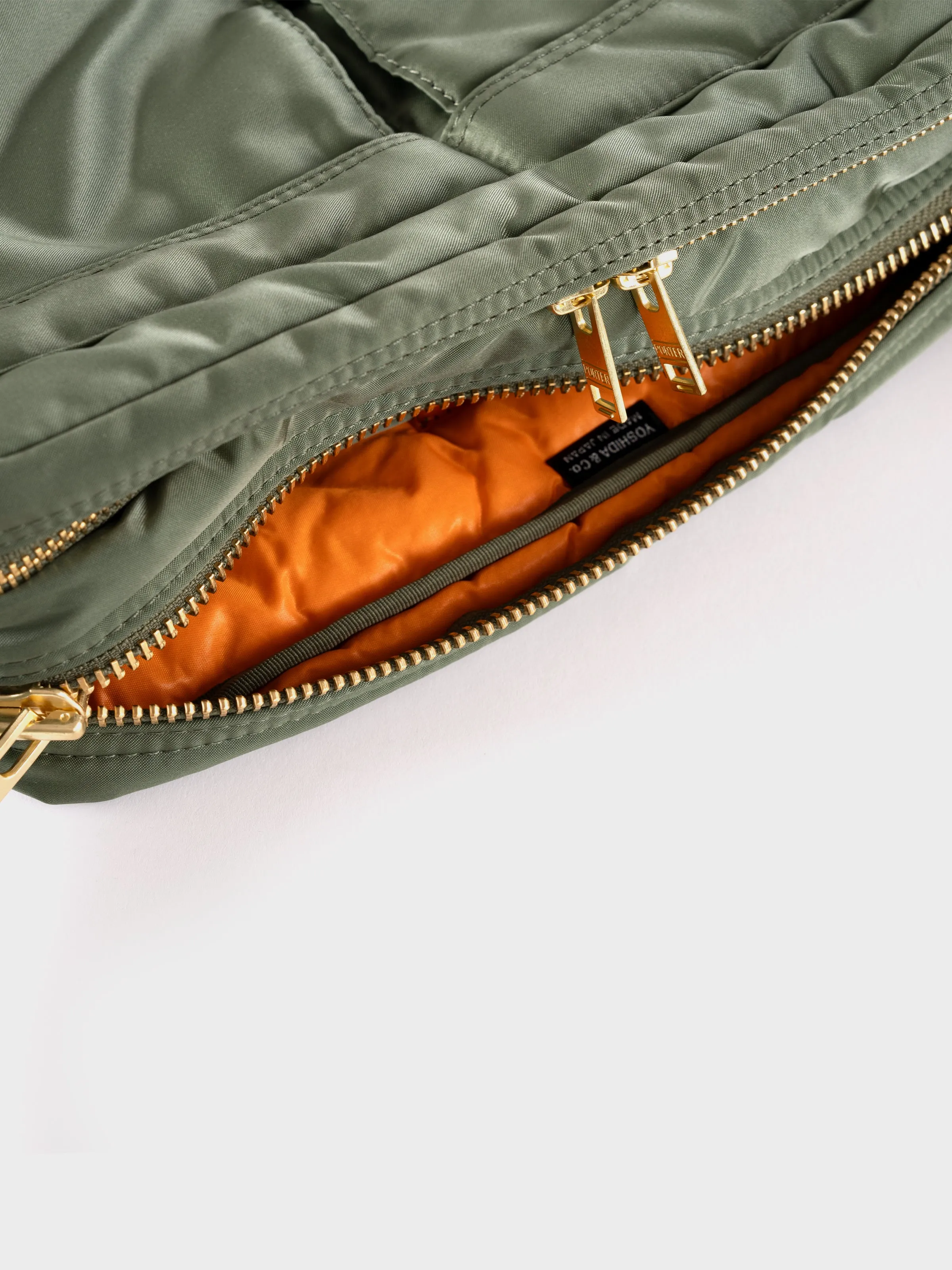 Porter-Yoshida & Co Tanker Shoulder Bag L - Sage Green