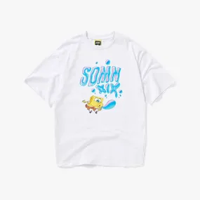 SDMN x SpongeBob Bubble Blowing T-Shirt [White]