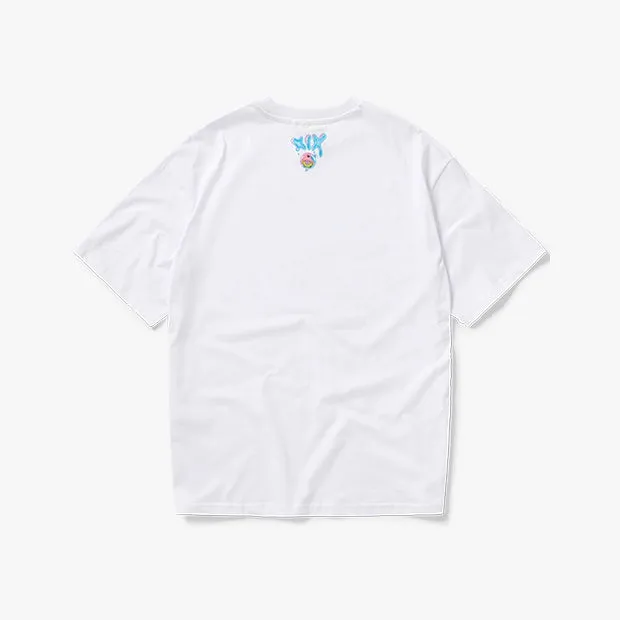 SDMN x SpongeBob Bubble Blowing T-Shirt [White]