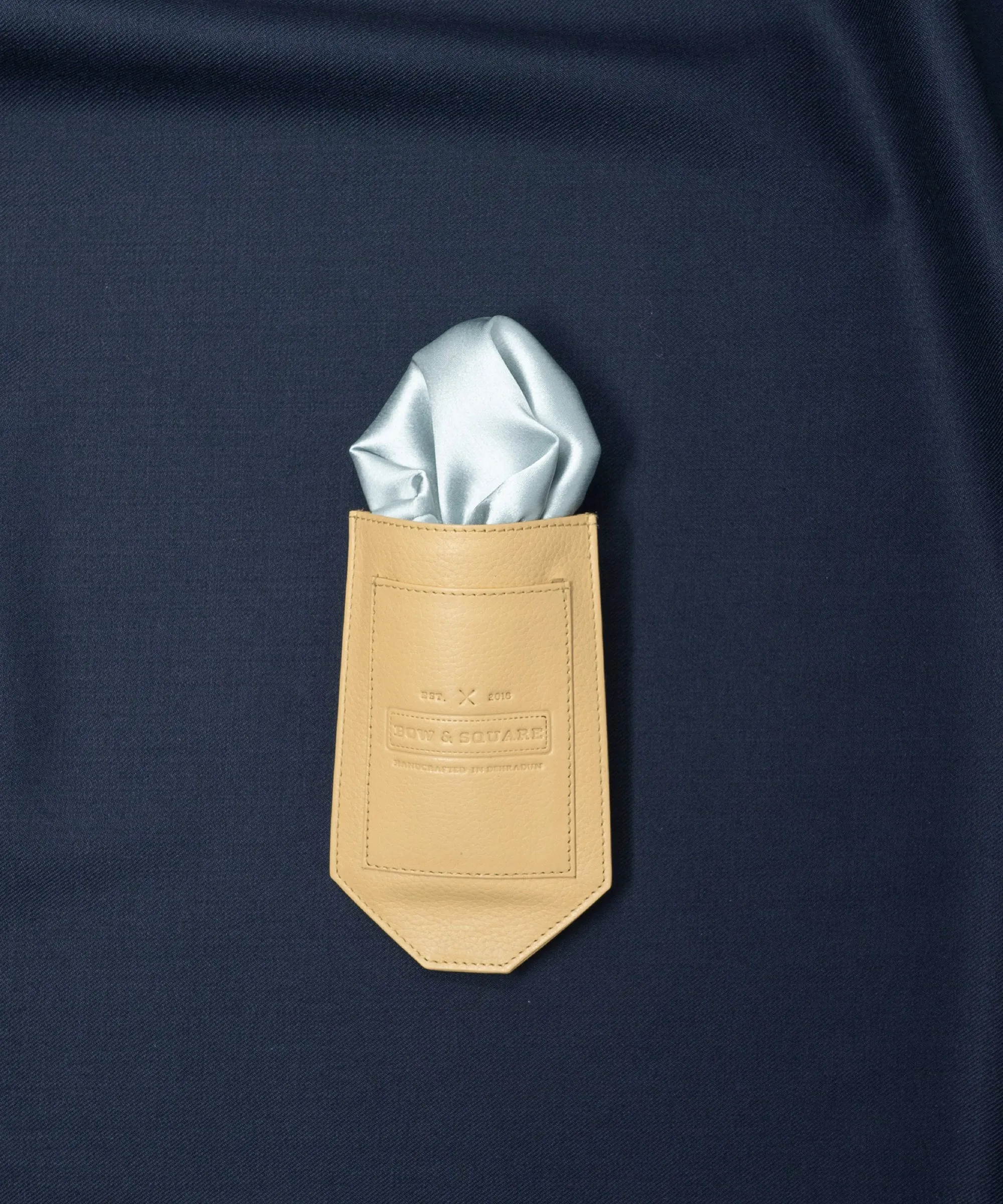 Silver Pocket Square