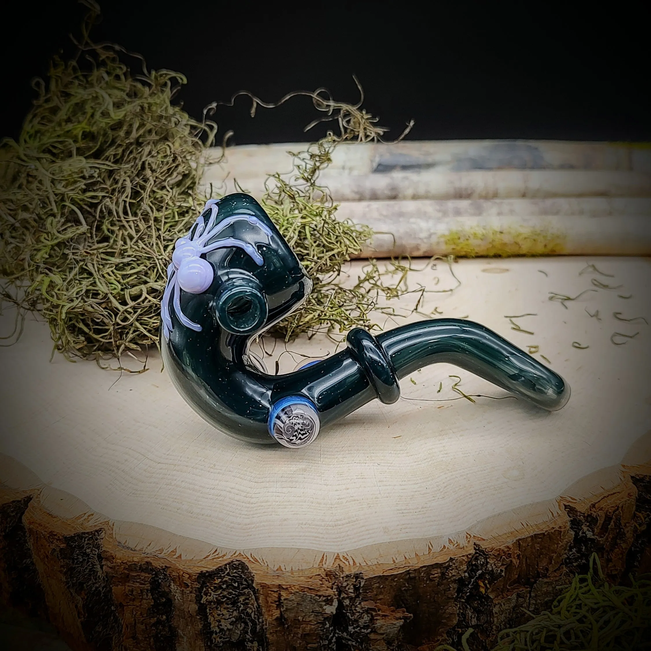 Spider with Web Opal Sherlock (Ready To Ship)