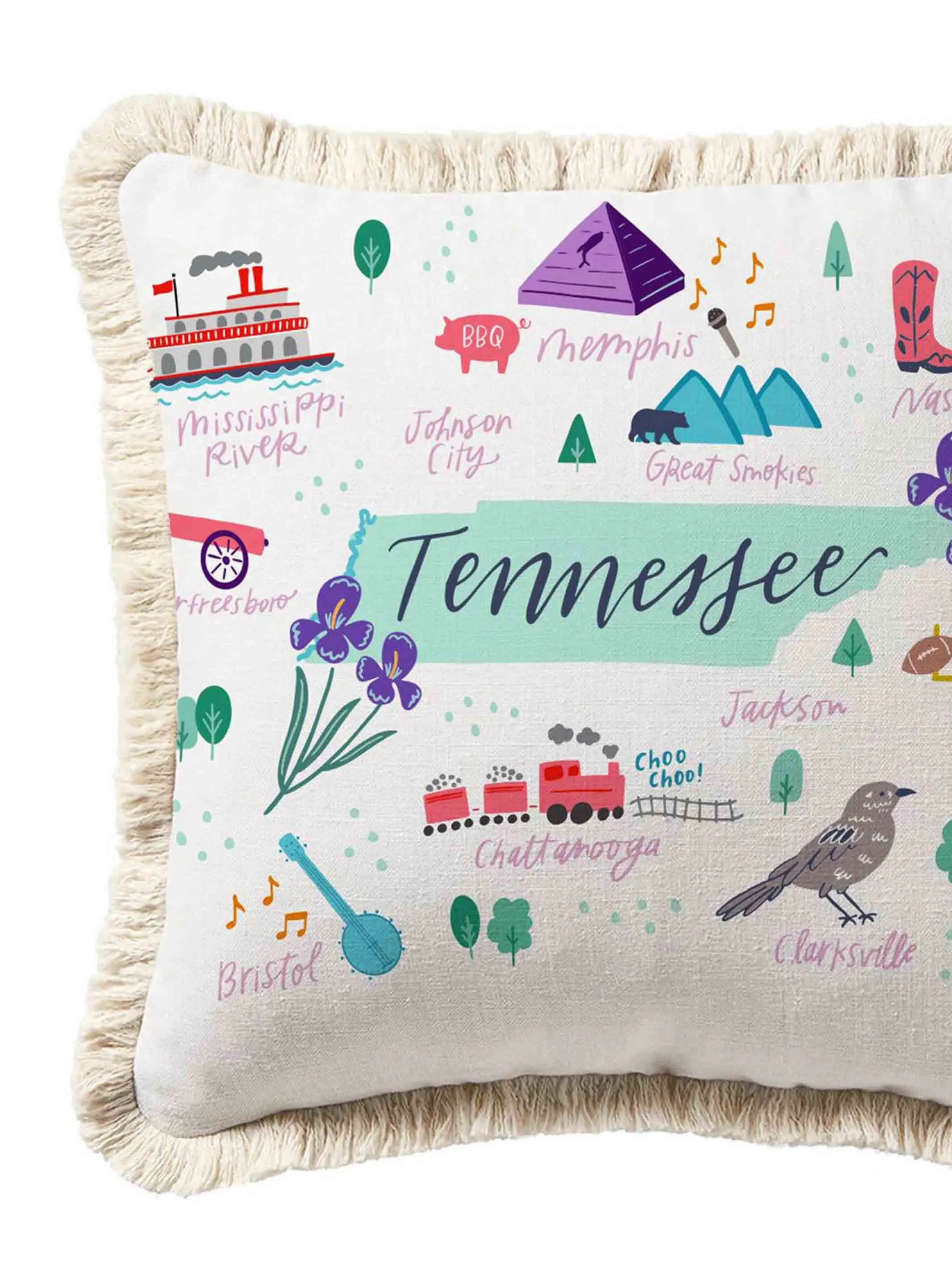 Square Pillow | Tennessee