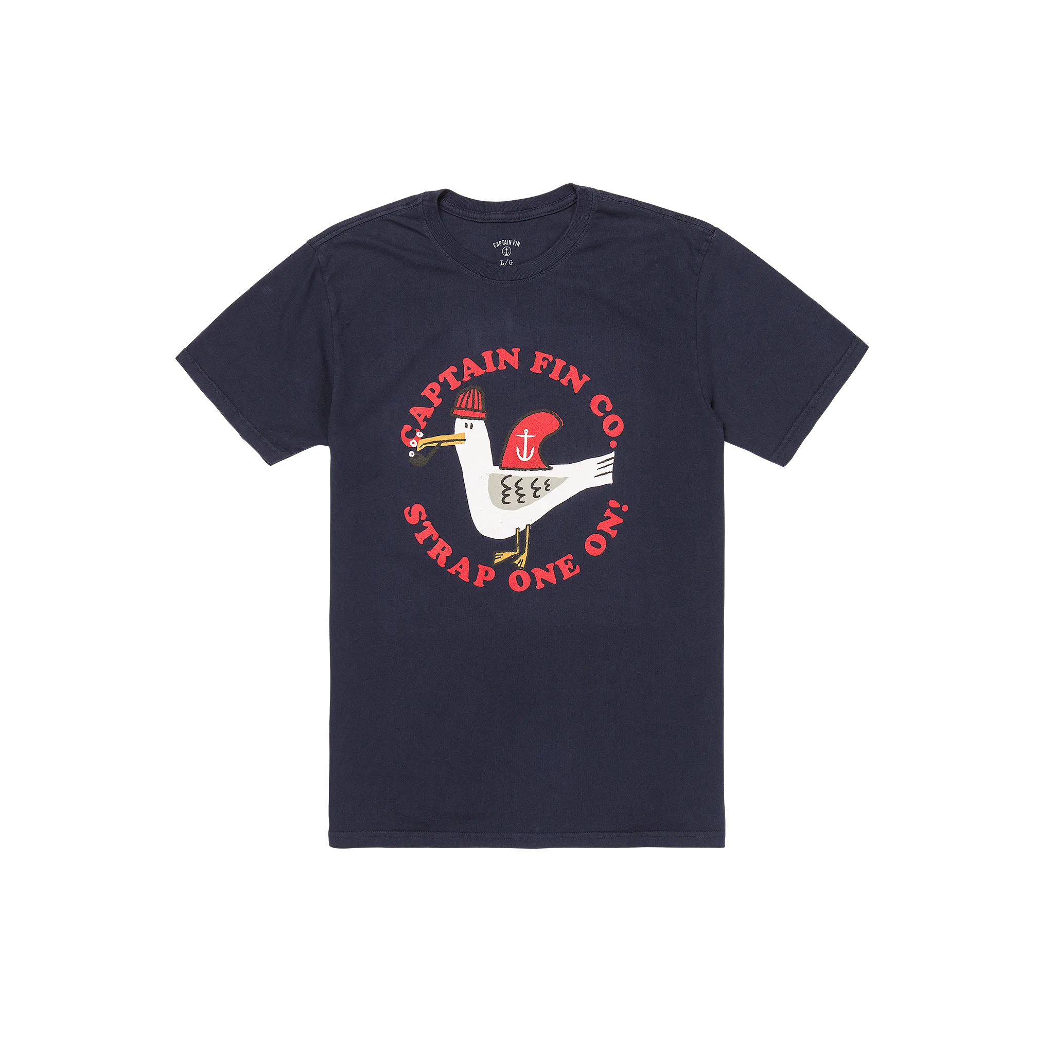 Strapper Bird Short Sleeve Tee - Navy