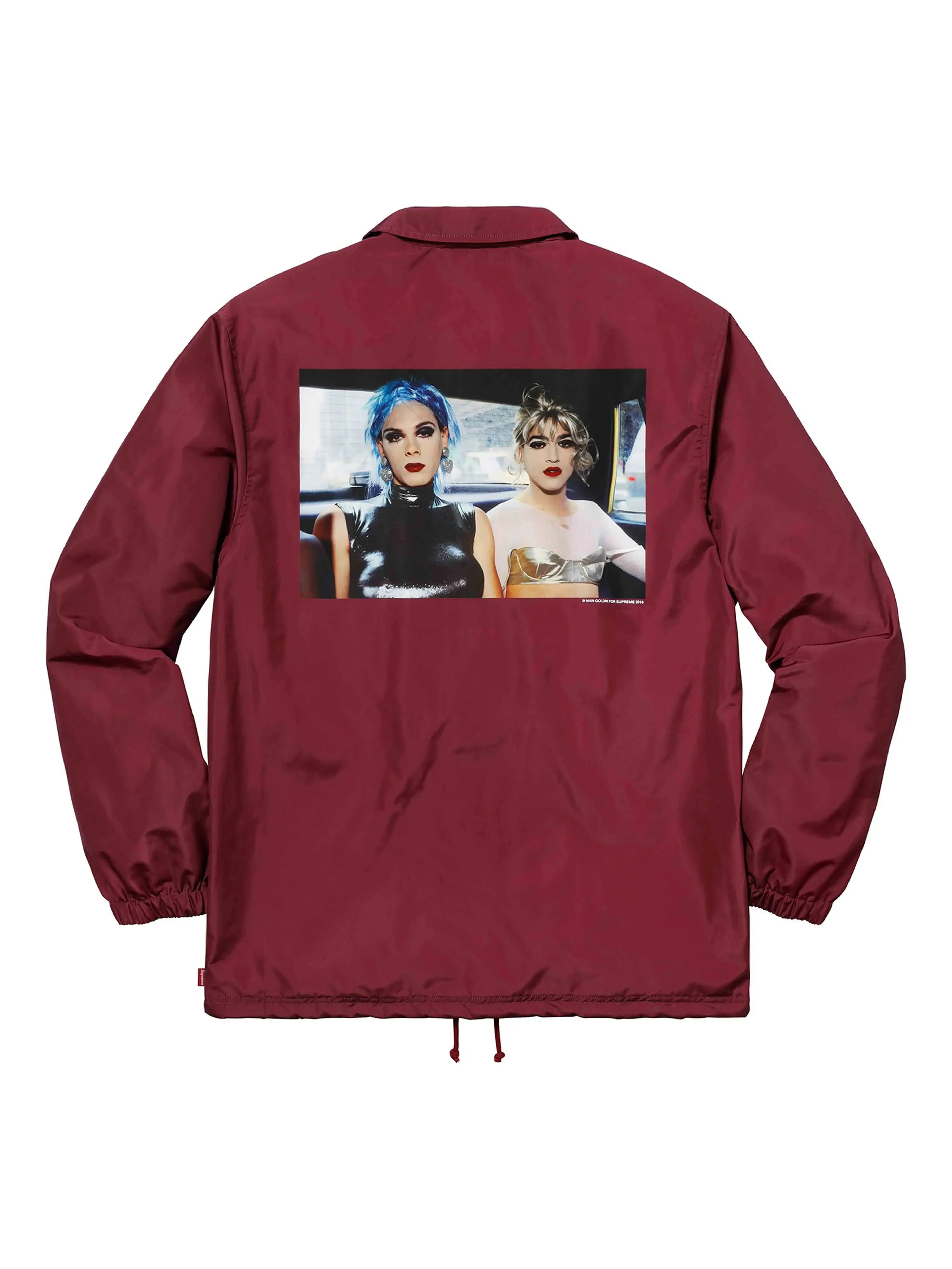 Supreme Nan Goldin Coaches Jacket Burgundy [SS18]