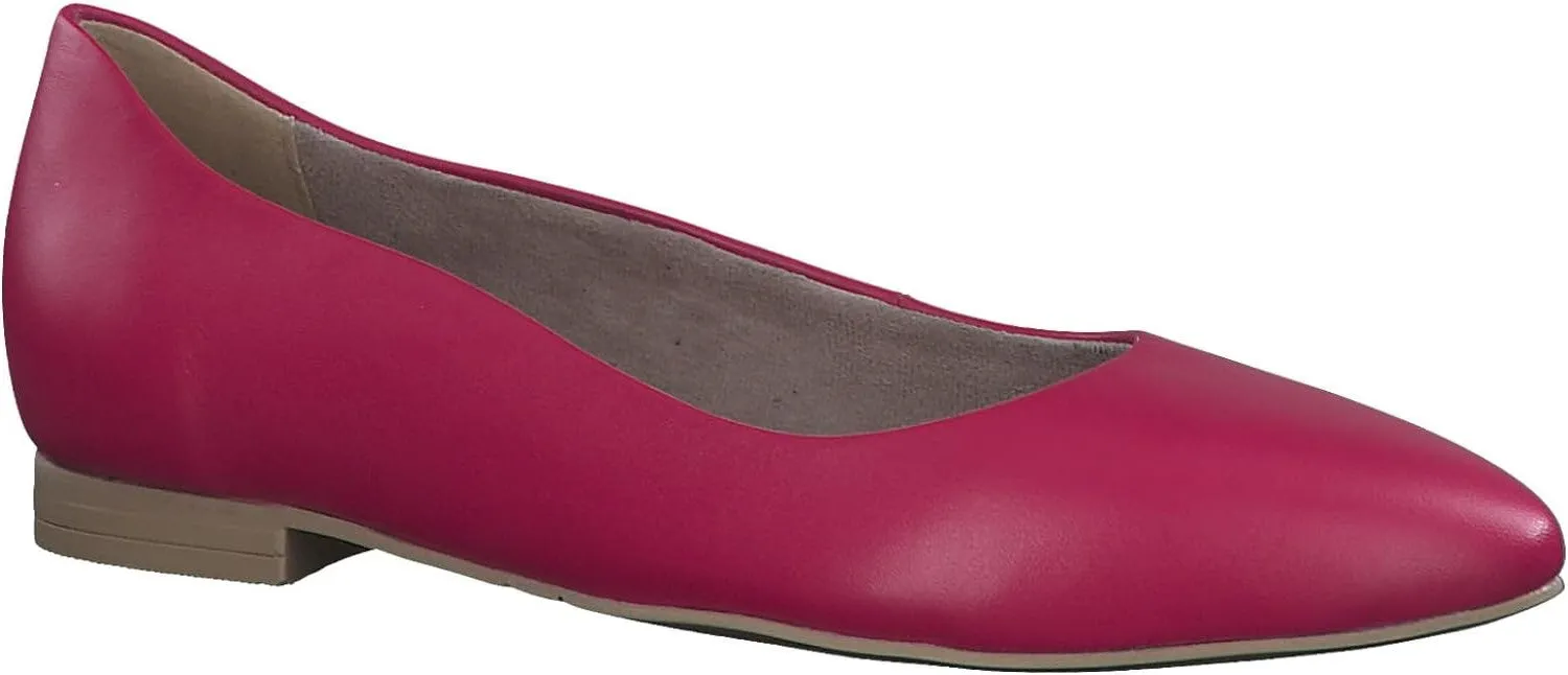 Tamaris 22119-42 Womens Leather Ballerina Pump