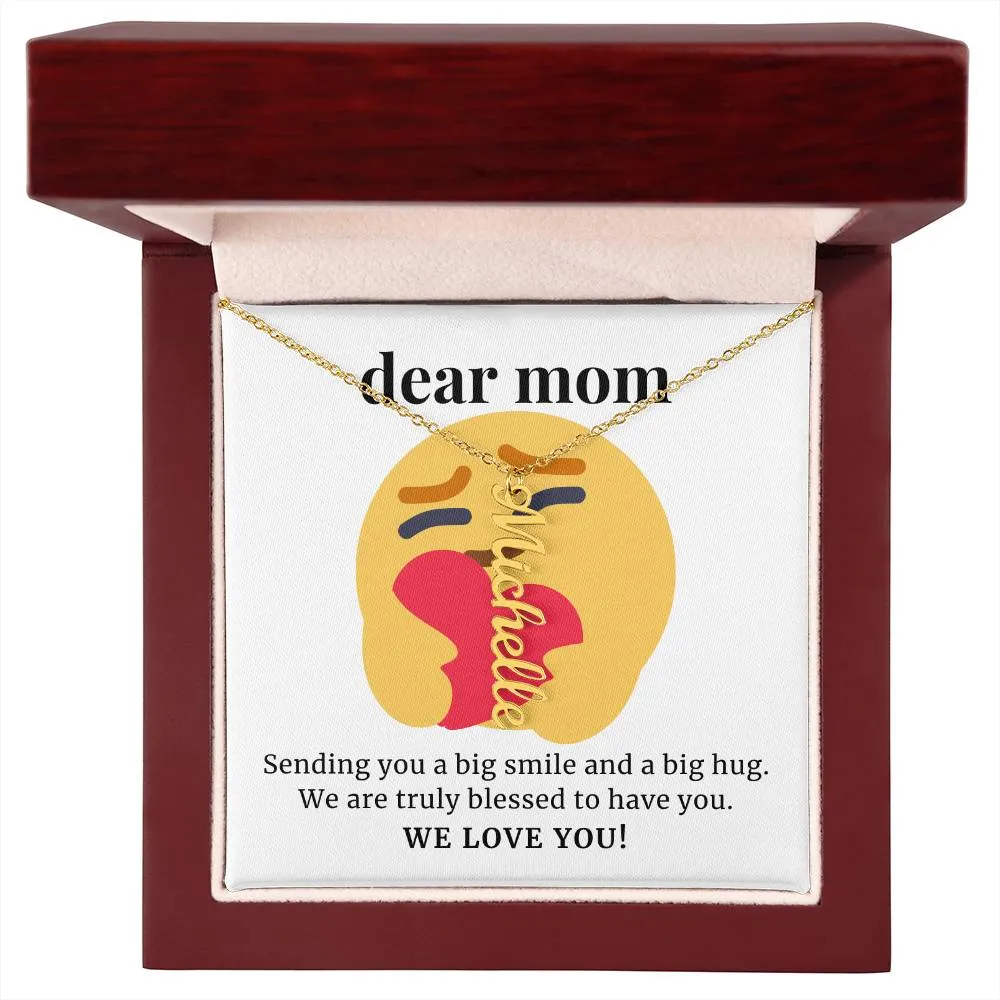 To Mom Gift, We Are Truly Blessed Custom Multi Children Name Necklace