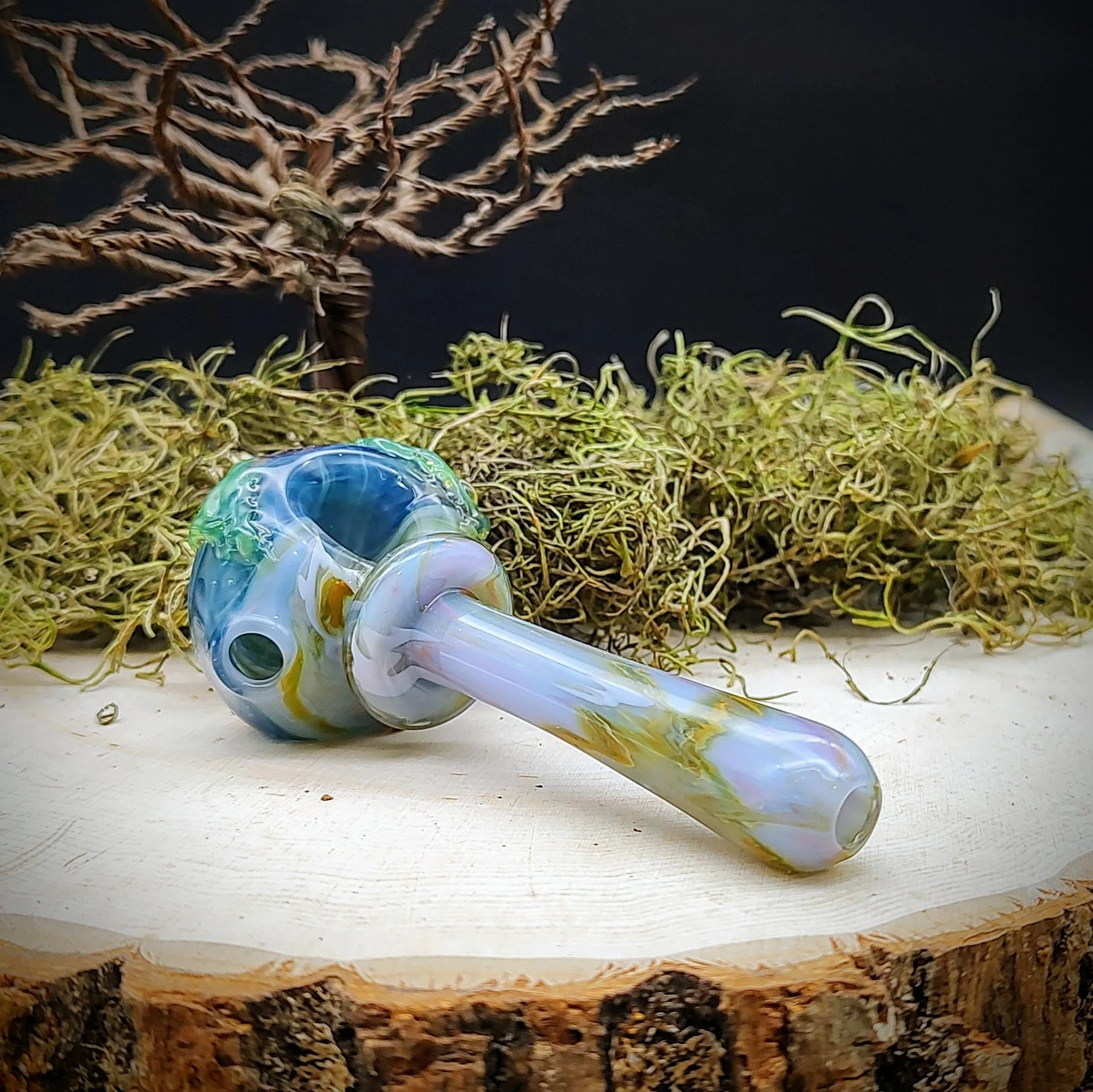 Tree Marbled Hand Pipe (Ready to Ship)