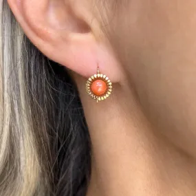 Vintage Coral Earrings