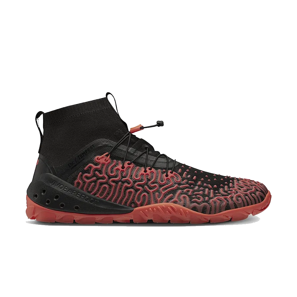 Vivobarefoot ESC Tempest Womens Obsidian Neon Coral