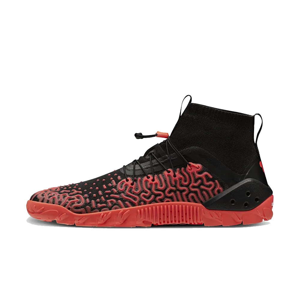 Vivobarefoot ESC Tempest Womens Obsidian Neon Coral