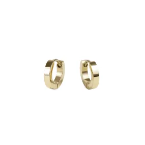 XS plain huggie earrings